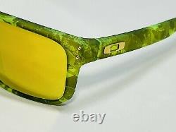 New Oakley Holbrook Uranium Shadow Camo Sunglasses With 24k Gold Lens- Limited Ed