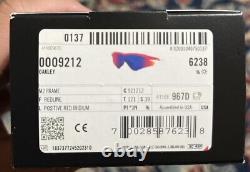 New Oakley M2 Frame Redline Mens Shield Sunglasses With +Red Iridium Lens Rare