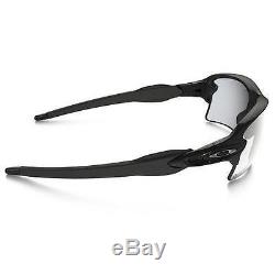 New Oakley Men's Photochromatic Flask OO9188-50 Black Shield Sunglasses F/Ship