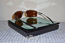 New Oakley Men's Polarized Square Wire OO6016-01 Titanium Square Sunglasses
