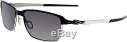 New Oakley Men's Tinfoil OO4083-01 Black Rectangle Sunglasses Fast Ship