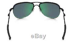 New Oakley OO4086-02 TAILPIN Satin Black Jade Iridium Men Wire Sports Sunglasses