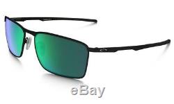 New Oakley OO4106-08 Sunglasses Conductor 6 Matte Black Jade Iridium 58mm F/Ship