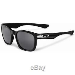 New Oakley OO9175-01 GARAGE ROCK Polished Black Frame Grey Mens Sunglasses