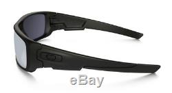 New Oakley OO9239-12 Crankshaft Sunglasses Matte Black Frame Grey Iridium Lens