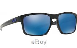 New Oakley OO9262-31 Sliver Sunglasses Matte Black / Ice Iridium Lens Fast Ship