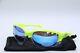 New Oakley Oo9171-3962 Racing Jacket Yellow Grey Authentic Sunglasses 62-18