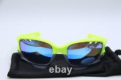 New Oakley Oo9171-3962 Racing Jacket Yellow Grey Authentic Sunglasses 62-18