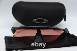 New Oakley Oo9208-9038 Black Radar Ev Mirrored Authentic Sunglasses 128 MM