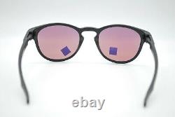 New Oakley Oo9265-5553 Latch Black Prizm Violet Authentic Sunglasses Rx 53-21