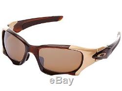 New Oakley Pit Boss II Polarized Sunglasses Rootbeer/Tungsten Iridium Authentic