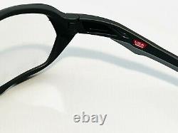 New Oakley Plazma Sunglasses Clear Black Photochromic Lens Carbon Frame Trans