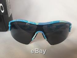 New Oakley Radar Pitch Sunglasses Blue Night Camo/Gray Shield 42-480 Made in USA