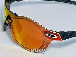 New Oakley Re Sub Zero Sunglasses Carbon Fiber Frame Prizm Ruby Lens Re Released