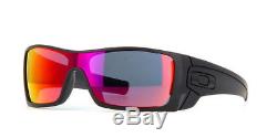 New Oakley Sunglasses OO9101 38 Black Frame Red Lens Sport 27mm Fast Ship