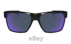 New Oakley Sunglasses TwoFace XL OO9350-04 Polished Black Violet Iridium F/Ship
