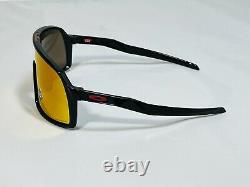New Oakley Sutro S Sunglasses Polished Black Prizm Ruby Lens SMALLER Version