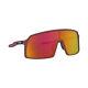 New Oakley Sutro Sunglasses Oo9406 02 Matte Vampirella Ruby Prizm Lens 37mm