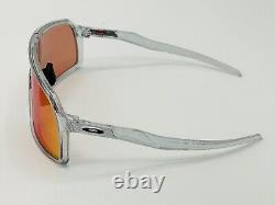 New Oakley Sutro Sunglasses Rediscover Space Dust Clear Frame -prizm Peach Lens