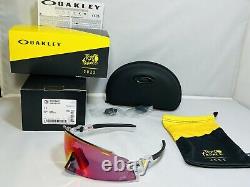 New Oakley Tour de France Kato Sunglasses Prizm Road Clear Frame Limited Edit