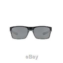 New Oakley TwoFace Sunglasses OO9189-01 Polished Black Iridium Polarized Lens