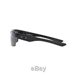 New Oakley TwoFace Sunglasses OO9189-01 Polished Black Iridium Polarized Lens