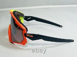 New Oakley Wind Jacket 2.0 Sunglasses Harmony Fade Yellow Orange Rare Goggles