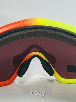 New Oakley Wind Jacket 2.0 Sunglasses Harmony Fade Yellow Orange Rare Goggles