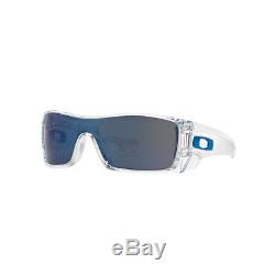 New Original Oakley Batwolf Sunglasses OO9101-07 Polished Clear Ice Iridium Lens