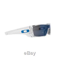 New Original Oakley Batwolf Sunglasses OO9101-07 Polished Clear Ice Iridium Lens