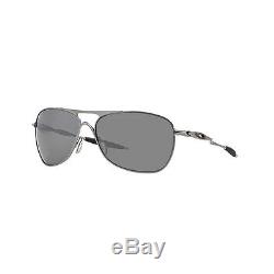 New Original Oakley Crosshair Sunglasses OO4060-06 Black Iridium Polarized Lens