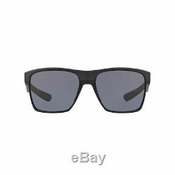 New Original Oakley Two Face XL Sunglasses OO9350-03 Square Frame Grey Lens NIB