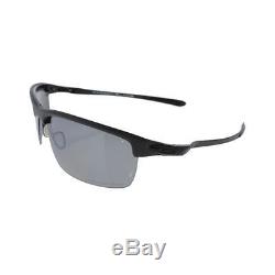 OAKLEY 2436 Mens Carbon Blade Black Titanium Polarized Rimless Sunglasses BHFO