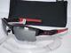 Oakley Canada Olympics Flak Jacket Xlj Sunglasses 24-406 Polished Black Iridium