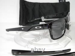 OAKLEY CROSSRANGE SUNGLASSES OO9361-0157 Polished Black / Grey