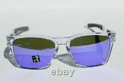 OAKLEY Catalyst Sunglasses Polished Clear/Violet Iridium NEW OO9272-05