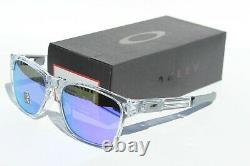 OAKLEY Catalyst Sunglasses Polished Clear/Violet Iridium NEW OO9272-05