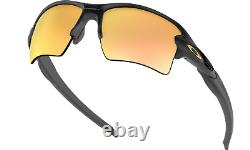 OAKLEY FLAK 2.0 XL POLARIZED Sunglasses OO9188-B359 Black With PRIZM Rose Gold