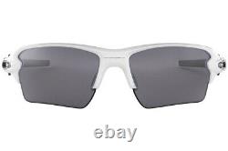 OAKLEY FLAK 2.0 XL Sunglasses OO9188-5459 Polished White With Black Iridium Lens