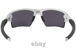 OAKLEY FLAK 2.0 XL Sunglasses OO9188-5459 Polished White With Black Iridium Lens