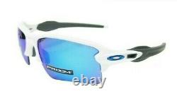 OAKLEY FLAK 2.0 XL Sunglasses OO9188-94 Polished White With PRIZM Sapphire Lens