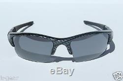OAKLEY Flak Jacket XLJ Sunglasses Carbon Fiber/Black Iridium NEW MPH OO9009-2863