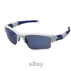 OAKLEY Flak Jacket XLJ Sunglasses Polished White Frame Ice Iridium Lens 03-941