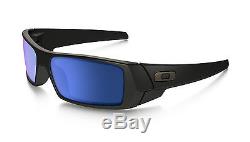 OAKLEY GASCAN 26-244 Matte Black Ice Iridium Polarized Sunglasses NEW AUTHENTIC