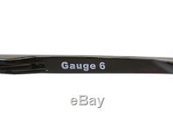 OAKLEY GAUGE 6 TITANIUM POLARIZED OO6038-04 57mm Men Sunglasses BLACK PRIZM RUBY