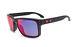 Oakley Holbrook Oo9102-36 Matte Black Positive Red Iridium Sunglasses Brand New