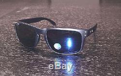 OAKLEY HOLBROOK oo9102-52 Matte Black Ice Iridium Polarized Sunglasses BRAND NEW