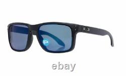 OAKLEY Holbrook POLARIZED Sunglasses OO9102-52 Matte Black With Ice Iridium Lens