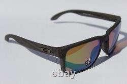 OAKLEY Holbrook POLARIZED Sunglasses Woodgrain/Prizm Shallow Water OO9102-J8 NEW