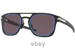 OAKLEY Latch Alpha sunglasses OO4128-06 53 PRIZM GREY MATTE BLACK